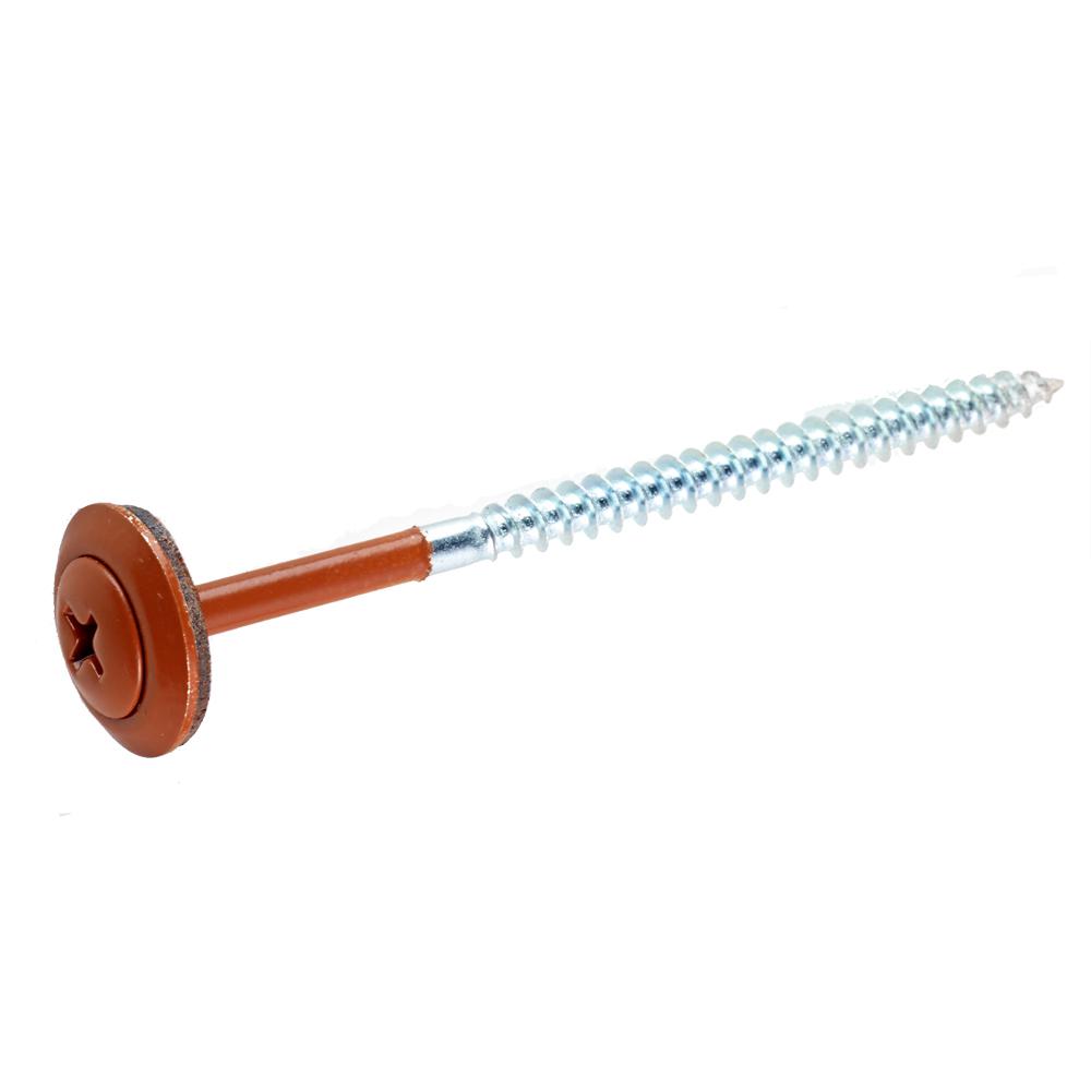 2.87 in. Terracotta Screw with Washer (1500-Piece per Box)