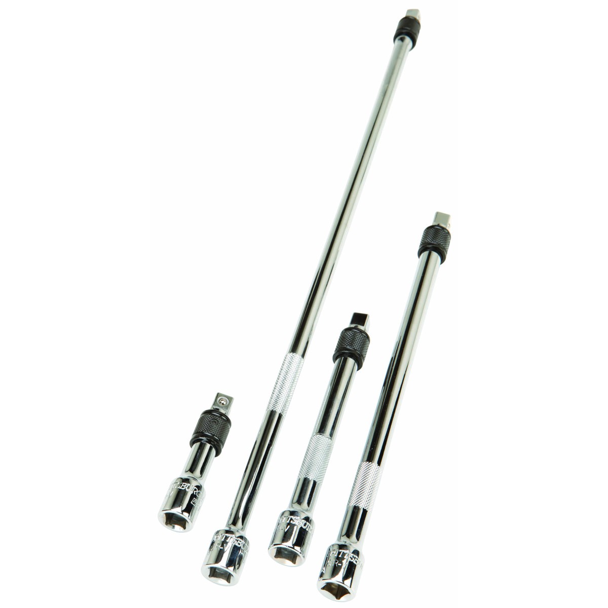 4 Pc 3/8 in. Drive Quick-Release Extension Bar Set